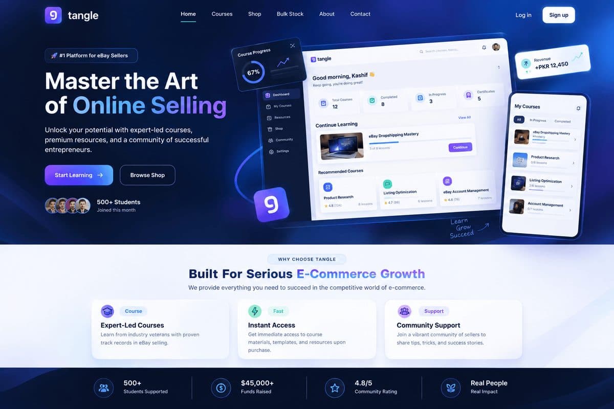 LMS (9tangle) — Complete Learning Platform